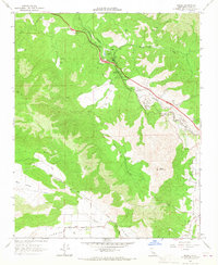 Download a high-resolution, GPS-compatible USGS topo map for Keene, CA (1967 edition)