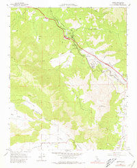 Download a high-resolution, GPS-compatible USGS topo map for Keene, CA (1981 edition)