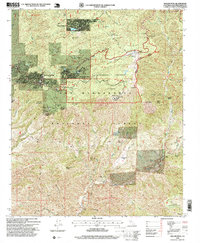 Download a high-resolution, GPS-compatible USGS topo map for Keller Peak, CA (1999 edition)
