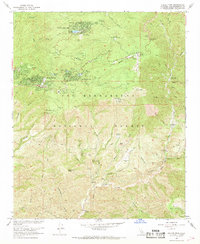 Download a high-resolution, GPS-compatible USGS topo map for Keller Peak, CA (1968 edition)