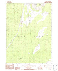 Download a high-resolution, GPS-compatible USGS topo map for Kephart, CA (1988 edition)