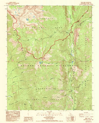 Download a high-resolution, GPS-compatible USGS topo map for Kern Lake, CA (1994 edition)