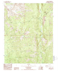 Download a high-resolution, GPS-compatible USGS topo map for Kern Lake, CA (1988 edition)