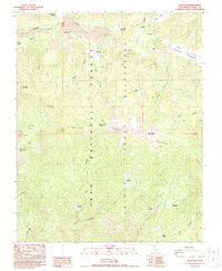 Download a high-resolution, GPS-compatible USGS topo map for Kern Peak, CA (1988 edition)