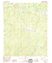Download a high-resolution, GPS-compatible USGS topo map for Kern Peak, CA (1994 edition)