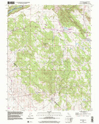 preview thumbnail of historical topo map of Tuolumne County, CA in 2000