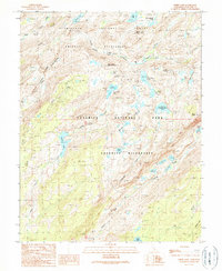 Download a high-resolution, GPS-compatible USGS topo map for Kibbie Lake, CA (1990 edition)