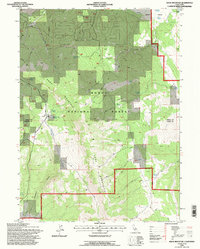 Download a high-resolution, GPS-compatible USGS topo map for Knox Mountain, CA (1996 edition)