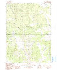 Download a high-resolution, GPS-compatible USGS topo map for Knox Mountain, CA (1990 edition)