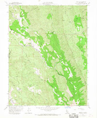 Download a high-resolution, GPS-compatible USGS topo map for Knoxville, CA (1968 edition)