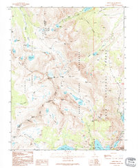 Download a high-resolution, GPS-compatible USGS topo map for Koip Peak, CA (1995 edition)