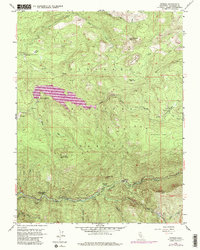 Download a high-resolution, GPS-compatible USGS topo map for Kyburz, CA (1985 edition)