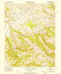 Download a high-resolution, GPS-compatible USGS topo map for La Costa Valley, CA (1954 edition)