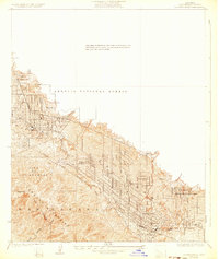 Download a high-resolution, GPS-compatible USGS topo map for La Crescenta, CA (1932 edition)