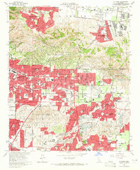 Download a high-resolution, GPS-compatible USGS topo map for La Habra, CA (1965 edition)