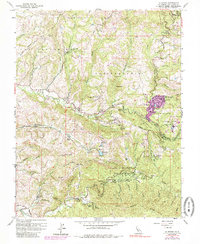 Download a high-resolution, GPS-compatible USGS topo map for La Honda, CA (1985 edition)