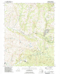 Download a high-resolution, GPS-compatible USGS topo map for La Honda, CA (1995 edition)