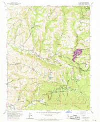 Download a high-resolution, GPS-compatible USGS topo map for La Honda, CA (1969 edition)