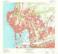 Download a high-resolution, GPS-compatible USGS topo map for La Jolla, CA (1970 edition)
