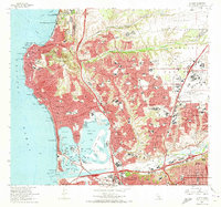 Download a high-resolution, GPS-compatible USGS topo map for La Jolla, CA (1973 edition)