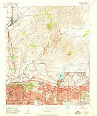 Download a high-resolution, GPS-compatible USGS topo map for La Mesa, CA (1959 edition)