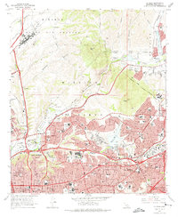 Download a high-resolution, GPS-compatible USGS topo map for La Mesa, CA (1975 edition)