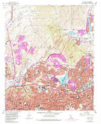 Download a high-resolution, GPS-compatible USGS topo map for La Mesa, CA (1978 edition)