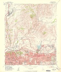 Download a high-resolution, GPS-compatible USGS topo map for La Mesa, CA (1959 edition)