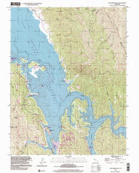 Download a high-resolution, GPS-compatible USGS topo map for Lake Berryessa, CA (2002 edition)
