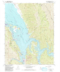 Download a high-resolution, GPS-compatible USGS topo map for Lake Berryessa, CA (1993 edition)