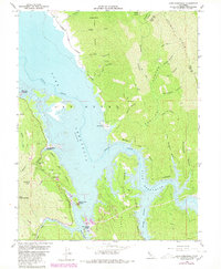 Download a high-resolution, GPS-compatible USGS topo map for Lake Berryessa, CA (1980 edition)