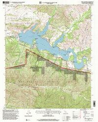 Download a high-resolution, GPS-compatible USGS topo map for Lake Cachuma, CA (2000 edition)