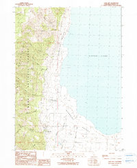 Download a high-resolution, GPS-compatible USGS topo map for Lake City, CA (1990 edition)