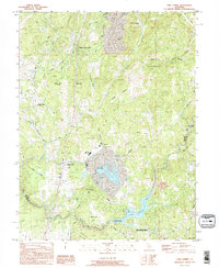 preview thumbnail of historical topo map of Nevada County, CA in 1995
