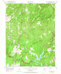 Download a high-resolution, GPS-compatible USGS topo map for Lake Combie, CA (1966 edition)
