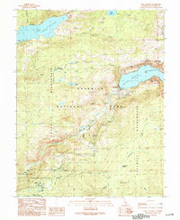 Download a high-resolution, GPS-compatible USGS topo map for Lake Eleanor, CA (1990 edition)