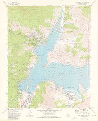 Download a high-resolution, GPS-compatible USGS topo map for Lake Isabella North, CA (1976 edition)