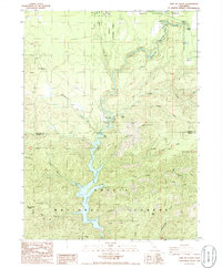 Download a high-resolution, GPS-compatible USGS topo map for Lake McCloud, CA (1986 edition)