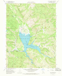 Download a high-resolution, GPS-compatible USGS topo map for Lake Pillsbury, CA (1969 edition)