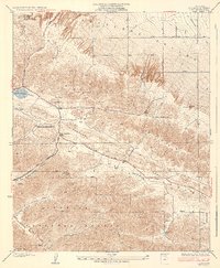 preview thumbnail of historical topo map of Los Angeles County, CA in 1937