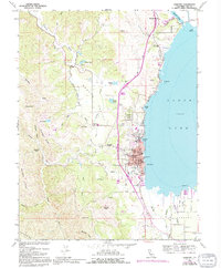 Download a high-resolution, GPS-compatible USGS topo map for Lakeport, CA (1994 edition)