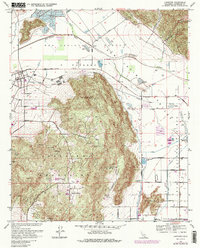 Download a high-resolution, GPS-compatible USGS topo map for Lakeview, CA (1986 edition)