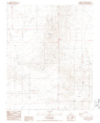 Download a high-resolution, GPS-compatible USGS topo map for Lane Mountain, CA (1986 edition)