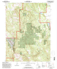 Download a high-resolution, GPS-compatible USGS topo map for Lane Reservoir, CA (1996 edition)