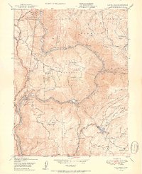Download a high-resolution, GPS-compatible USGS topo map for Las Plumas, CA (1950 edition)