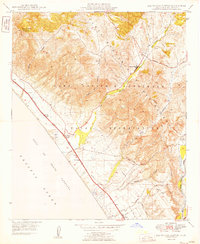 Download a high-resolution, GPS-compatible USGS topo map for Las Pulgas Canyon, CA (1949 edition)