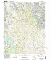 preview thumbnail of historical topo map of Contra Costa County, CA in 1995