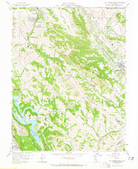 Download a high-resolution, GPS-compatible USGS topo map for Las Trampas Ridge, CA (1965 edition)