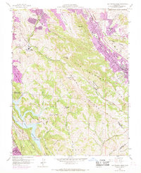 Download a high-resolution, GPS-compatible USGS topo map for Las Trampas Ridge, CA (1969 edition)