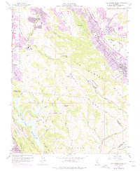 Download a high-resolution, GPS-compatible USGS topo map for Las Trampas Ridge, CA (1975 edition)